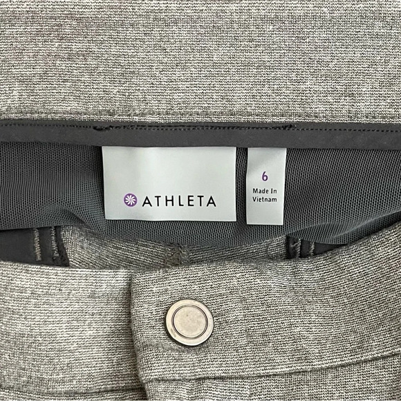 Athleta | Ponte Moto 2.0 Travel Pants Snap Button Zip Stretch Zip Pockets - Picture 6 of 8